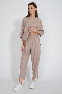 Джоггеры льняные 4082