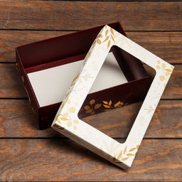 Цена за 5 шт. Коробка складная, крышка-дно, с окном Merry Christmas 24 х 17 х 8 см - UPAK LAND фото 4