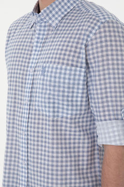 Erkek A__k Mavi Uzun Kollu G_mlek Sepette S_rpriz _ndirim - U.s. polo assn фото 7