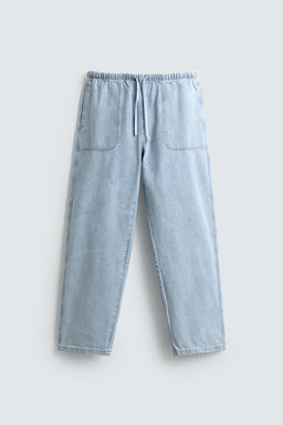 LIGHTWEIGHT JOGGER FIT JEANS - Zara фото 7