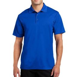 Рубашка-поло Синяя однотонная "Эконом"