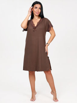 30 СОРОЧКА ЖЕНСКАЯ (Коричневый) - А-дина фото 3