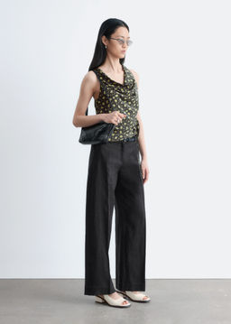 Pantalones sastre de lino - H&m фото 5
