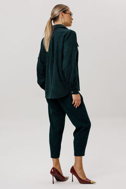 Брюки ANELLI 1747 зеленый корд