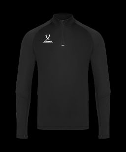 Джемпер тренировочный JOGEL PREMIER PerFormDRY Training 1/4 Zip Fleece Top, черный  фото 2