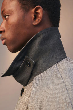 LIMITED EDITION CONTRAST OVERSIZE TRENCH COAT - Zara фото 8