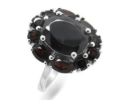 Кольцо из серебра гранат, Мэрибель