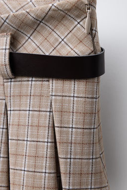 PLEATED SKIRT WITH BELT - Zara фото 4