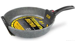 Сковорода Готовить легко Stone Gray несъемная ручка, 28 см