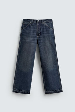 RELAXED FIT JEANS WITH FORD PATCH - Zara фото 8