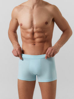 Цена за 2 штуки! Трусы боксеры мужские голубые