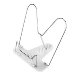 Подставка для книг СТАММ "Crystal", 193*203мм, регулир. угол наклона (ПК33) прозрачная