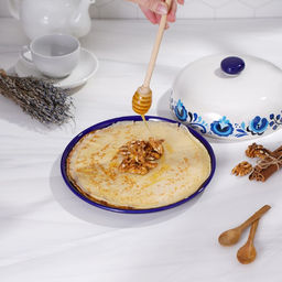 Блинница Доляна Свиристель, d=23 см, цвет белый фото 7