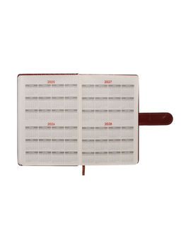 Ежедневник недатированный А5, 112 листов, в линейку, с ручкой, подарочная коробка, коричневый - Simaland фото 8