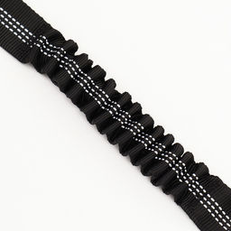 Ремень безопасности для собак, амортизирующий, 75-85 х 2,5 см, черный - Пижон фото 4