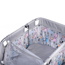 Тележка игрушечная металлическая, принт альпаки