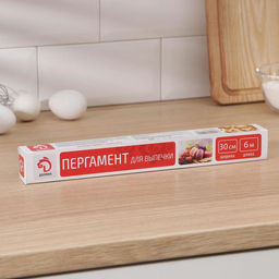 Цена за 2 шт. Пергамент для выпечки Доляна, 30 см×6 м, белый