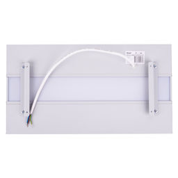 ULO-K16B 2x16W/4000K/L50 5W/3000K IP44 LIGHT GREY Светильник линейный светодиодный подвесной с фоновой подсветкой. Белый свет (4000К). Алюминий. Цвет светло-серый. TM Uniel