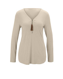 Блузка, бежевая - Linea tesini фото 2