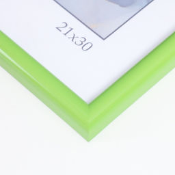 Фоторамка пластик "Радуга" 21х30 см, салатовый (пластик)