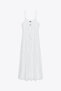 PANELLED MIDI DRESS - Zara фото 12