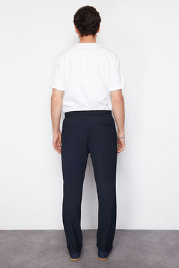 TRENDYOL MAN Siyah More Sustainable Beli Lastikli Slim Fit Duble Paca Kumas Pantolon TMNAW21PL0107 - Trendyolmilla фото 16