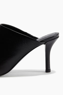 Mules de piel con tacon - H&m фото 3