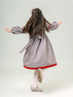 ДЛ 26-3 платье для девочки Мира красный