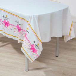 Скатерть одноразовая Маленькая мисс, 180?137 см