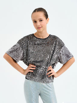 Блузка серый 254261920 - Nota bene фото 3