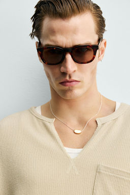 CAMISETA POLO ESTRUCTURA / Crudo - Zara фото 6