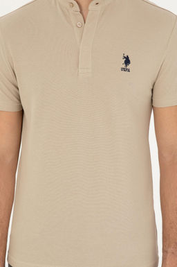 U. S. Polo Assn / Мужская футболка светло-хаки - U.s. polo assn фото 6