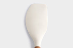 Лопатка-шпатель, 32 см, силикон/дерево, молочный, Wenge - Anna lafarg фото 5