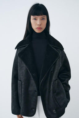 ZW COLLECTION DOUBLE-FACED JACKET - Zara фото 13