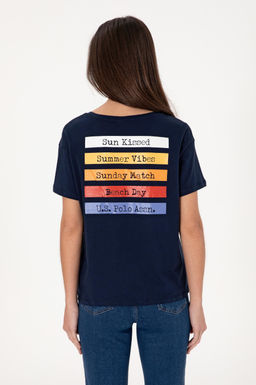 Kad_n Lacivert Ti__rt Sepette S_rpriz _ndirim - U.s. polo assn фото 5