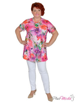 Туника Модель №1610 размеры 44-84 - Plusmoda фото 4