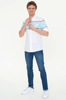 U. S. Polo Assn Мужская белая рубашка с длинным рукавом - U.s. polo assn фото 11