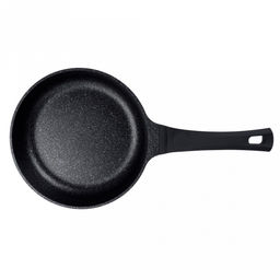 Сковорода с тефлоновым покрытием д22см "Мегаполис Серебро Induction", h5,1см, s0,36-0,4см, ручка из термостойкого пластика (Россия) Подходит для индукционных плит.