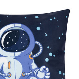 Наволочка декоративная Этель Космонавт 40х40 см, полиэстер, велюр  фото 2