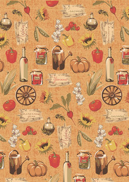 Ткань для пэчворка PEPPY УДАЧНЫЙ УРОЖАЙ ФАСОВКА 50 x 55 см 146 г/кв.м 5 100% хлопок