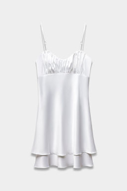 Платье из сатина с декоративным лифом - Mollis фото 6