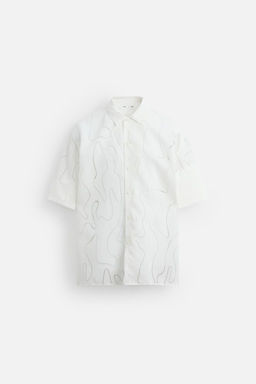 ABSTRACT JACQUARD SHIRT - Zara фото 7