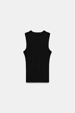 TOP RIB TIRANTES / Negro - Zara фото 6