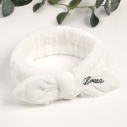 Повязка на голову Этель Love, цв. белый, п/э 100%