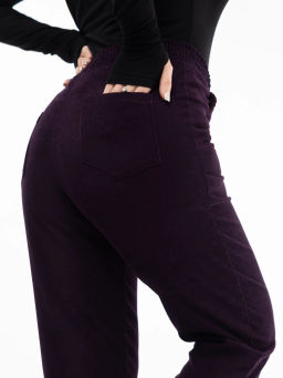 Брюки женские, цвет фиолетовый