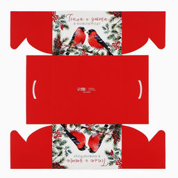 Цена за 5 шт. Коробка для капкейка «Тепла и уюта в Новом году», 16×16×10 см