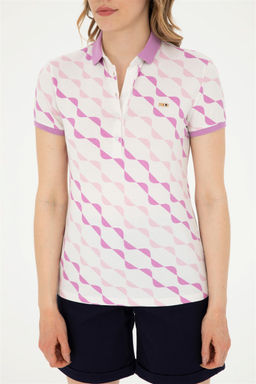 Женская фиолетовая футболка - U.s. polo assn фото 6