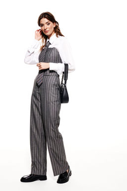 Костюм трехпредметный (блузка+брюки+галстук) - Elletto фото 9