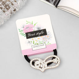 Цена за 6 шт. Резинка для волос «Дебора», бант цветок, 5 см