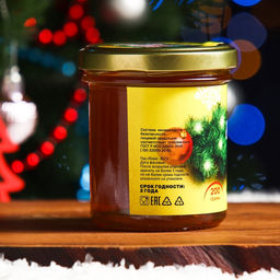 Новогодний мёд Алтайский Разнотравье Vitamuno, ветка, 200 г  фото 2